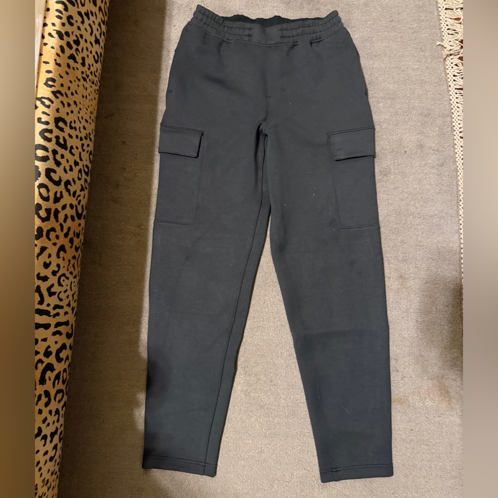lululemon Men's Cargo Pants Small Dark Gray Modal Blend Drawstring NWOT